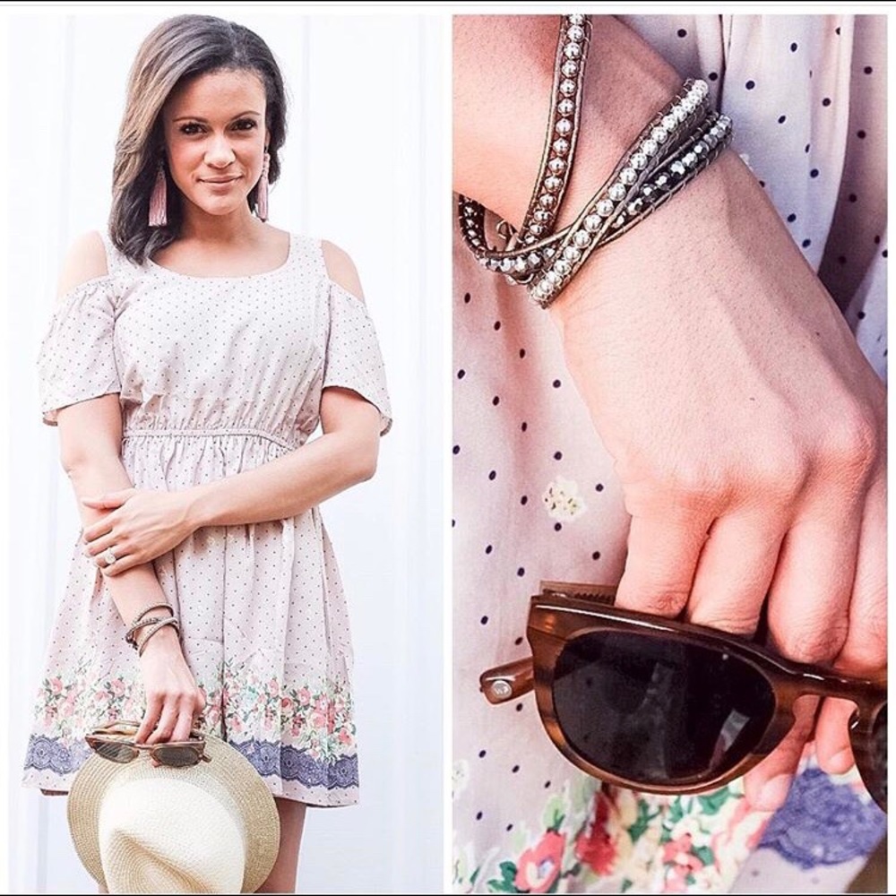 Cold shoulder sun dress